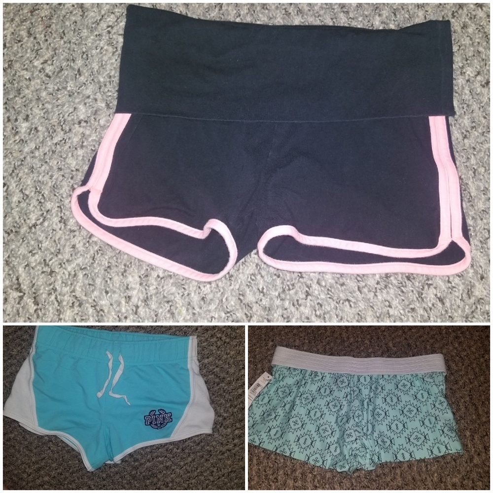 3 size SM shorts (PINK & NOBO)